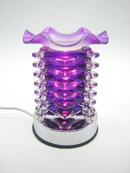 Chic Lighted Deep Purple Tower Oil 35watt Warmer