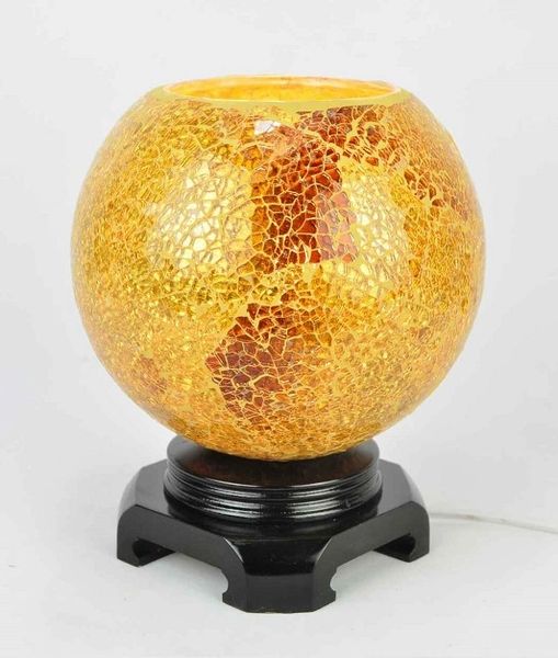 Moasic Globe Aroma Lamp- Gold