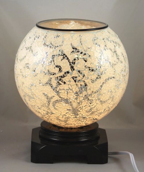 Moasic Globe Aroma Lamp- White