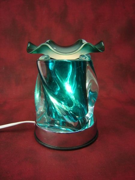 Teal Waterfall Touch Fragrance Oil Warmer