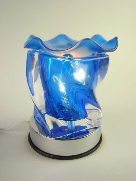Swirl Royal Blue Fragrance Oil Warmer 35watt