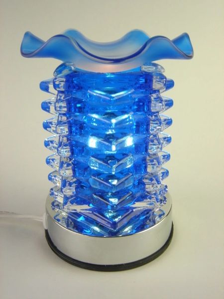Chic Lighted Blue Tower Oil 35watt Warmer