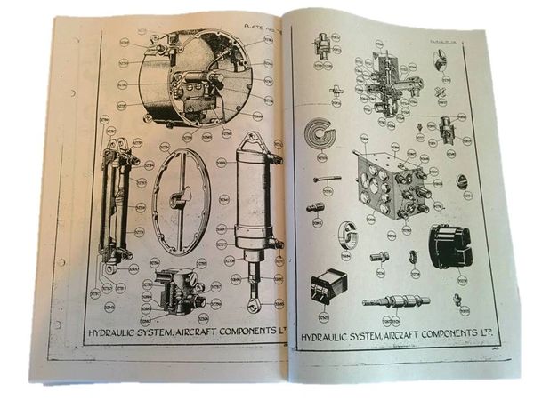 MKI Hawker Hurricane parts manual. Hard copy | Spitfire Parts Co
