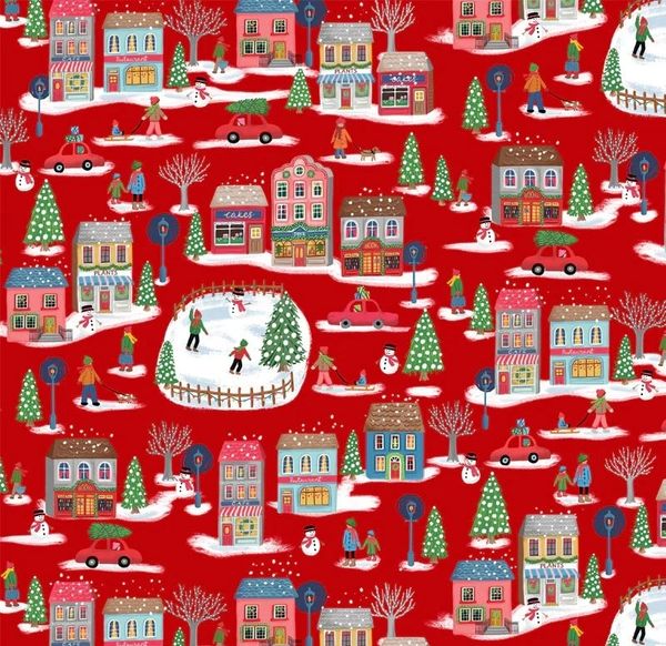 P&B Textiles Christmas Miniatures Red | Helios Stitches N Stuff