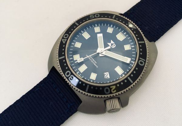 TC-9 1976 Divers Watch in Solid Titanium. 30 ATM | TC-9 Watches