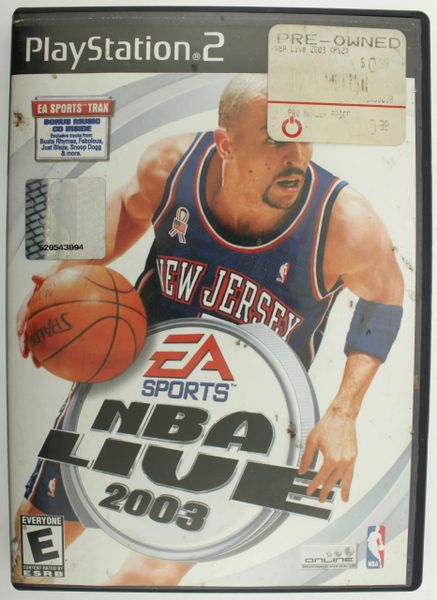 NBA Live 2003 (Sony PlayStation 2, 2002) | JC Jewelry & Loan