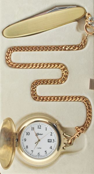 Belair quartz outlet pocket watch