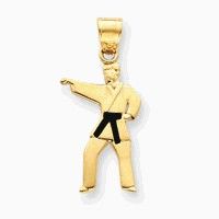 Enameled Karate Pendant (JC-732)