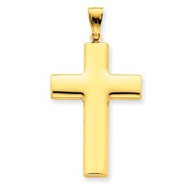 Smooth Cross Pendant (JC-810)