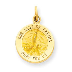 Our Lady of Fatima Medal Charm (JC-873)