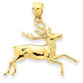 Deer Running Pendant (JC-1030)