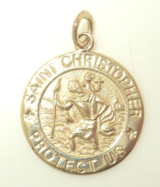 Saint Christopher Protect Us Pendant (JC-224)