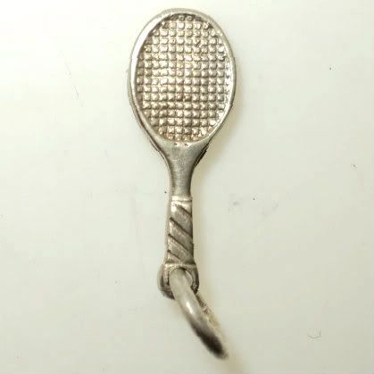 Solid 3D Tennis Racket Charm (JC-149)
