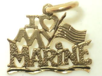 I Heart My Marine Charm (JC-037)