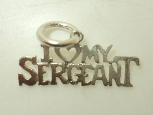I Heart My Sergeant Charm (JC-033)