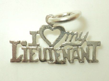 I Heart My Lieutenant Charm (JC-033)