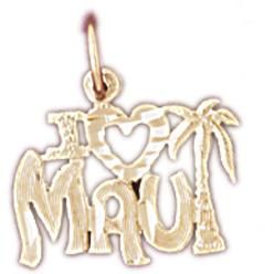 I Love Maui Pendant (JC-044)