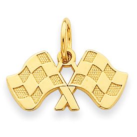 Checkered Flags Charm (JC-055)