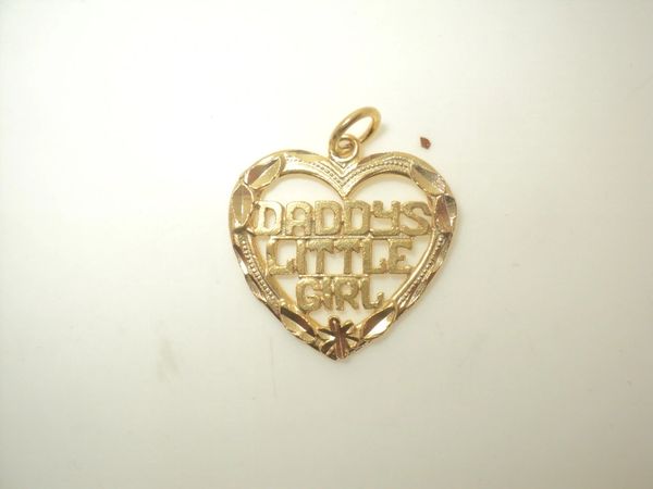 Daddy's Little Girl Heart Charm (JC-762)