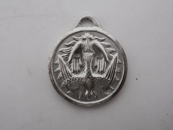 First Holy Communion Medal w/ Dove Pendant (JC-845)