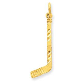 Diamond Cut Hockey Stick Charm (JC-929)