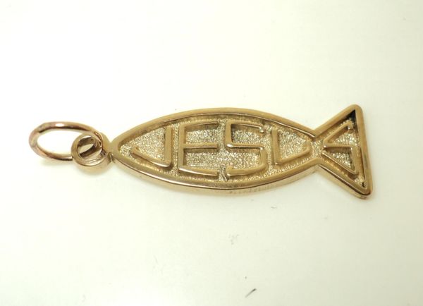 Jesus Fish Pendant (JC-1054)