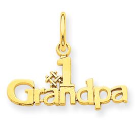 Number 1 Grandpa Charm (JC-063)