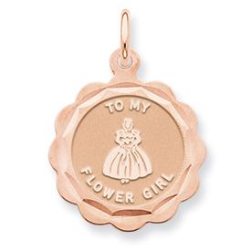 To my Flower Girl Charm (JC-067)