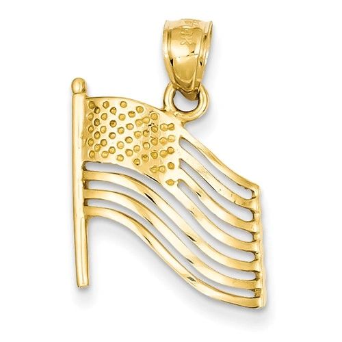 American Flag Pendant (K2805)