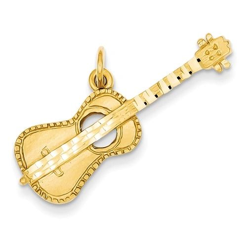 Acoustic Guitar Charm (C1092)