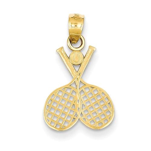 Double Tennis Racquet Charm (JC-1181)