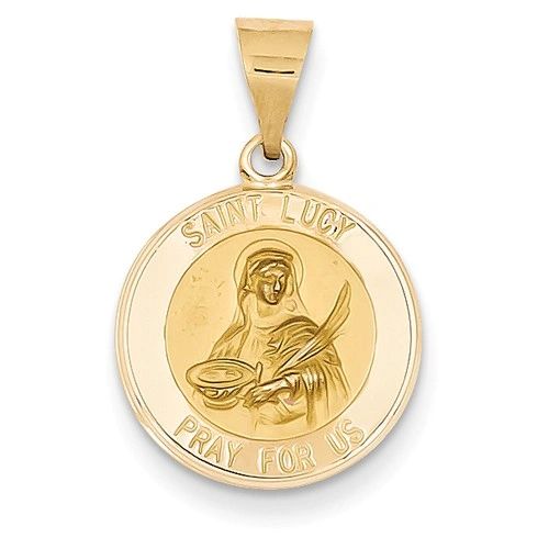St. Lucy Medal Pendant (JC-1168)