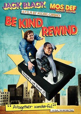 Be Kind Rewind (DVD, 2008) Jack Black, Mos Def, Danny Glover, Mia Farrow