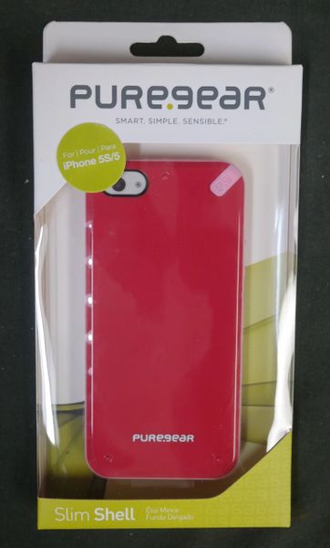 *NEW* Pure Gear Slim Shell Case Red for iPhone 5/5S/SE