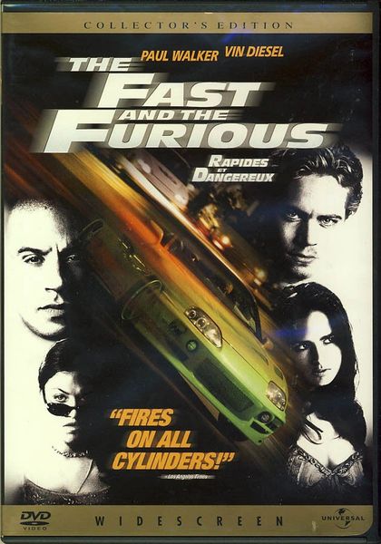 The Fast And The Furious (2002 DVD Widescreen)