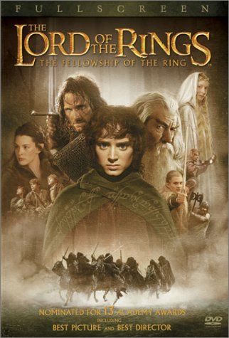 The Lord of the Rings: The Fellowship of the Ring (DVD, 2002) Full Screen