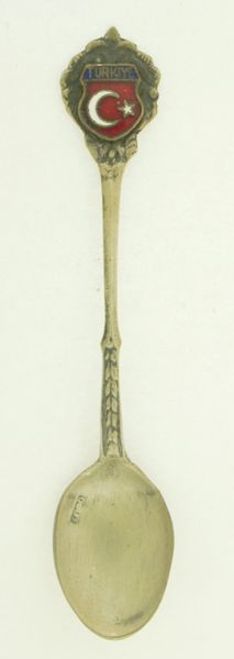 Turkey "turkiye" Souvenir Collectors Spoon