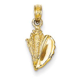 3-D Conch Shell Pendant (JC-030)