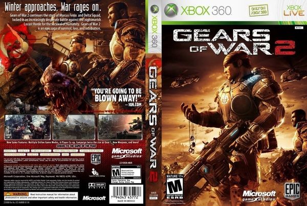 Gears of War Xbox 360 First Person Shooter Action Game