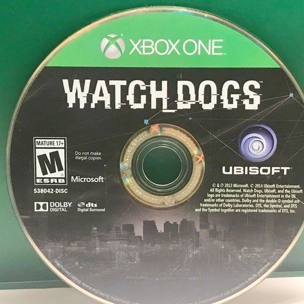 Watch Dogs (Microsoft Xbox One, 2014) DISC ONLY
