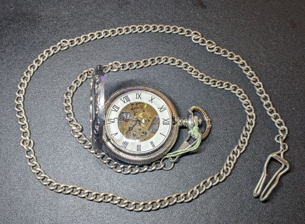 Gear Decor Quartz Full Hunter Pocket Watch