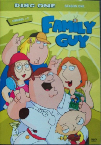 Family Guy Season One - DVD Disc One Episodes 1-7