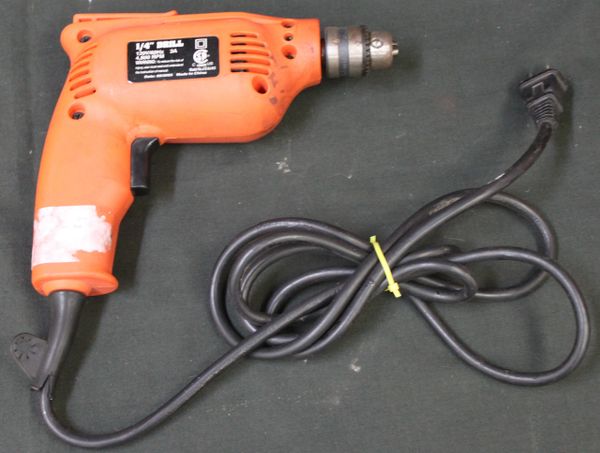 1/4" HEAVY DUTY DRILL 120V 3A