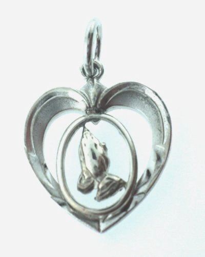 Praying Hands Heart Charm (JC-319)