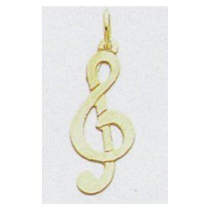 Flat Treble Clef Charm (JC-705)