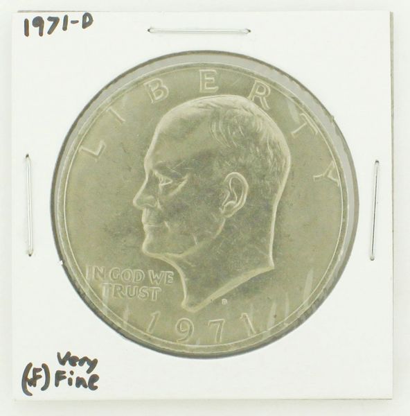 1971-D Eisenhower Dollar RATING: (VF) Very Fine N2-2511-1