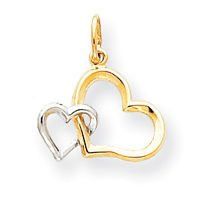 Double Heart Charm (JC-715)