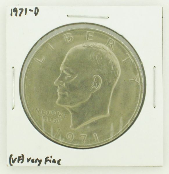 1971-D Eisenhower Dollar RATING: (VF) Very Fine N2-2511-14