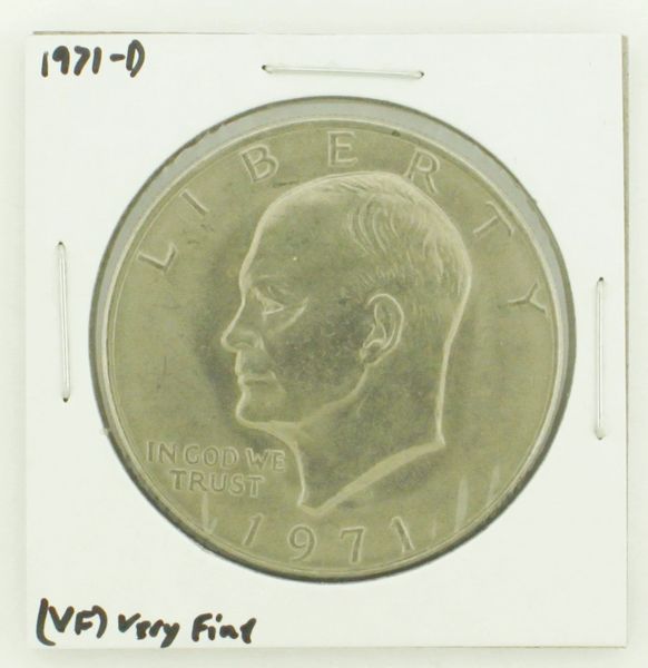 1971-D Eisenhower Dollar RATING: (VF) Very Fine N2-2511-16