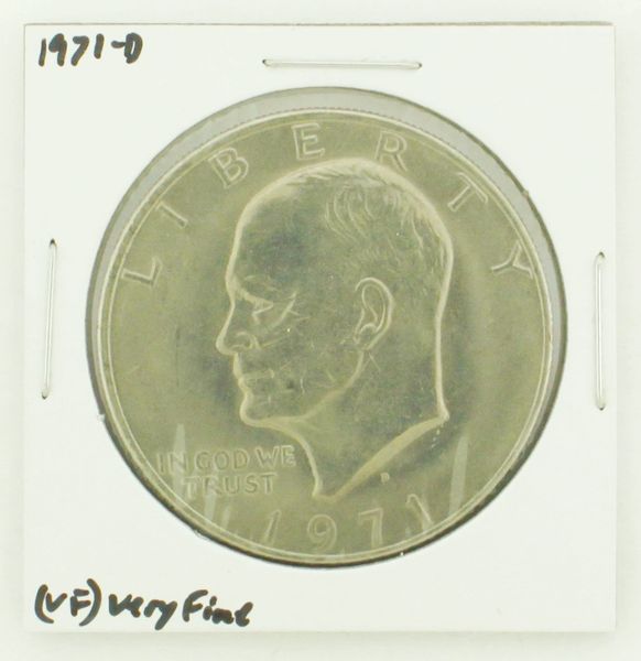 1971-D Eisenhower Dollar RATING: (VF) Very Fine N2-2511-17